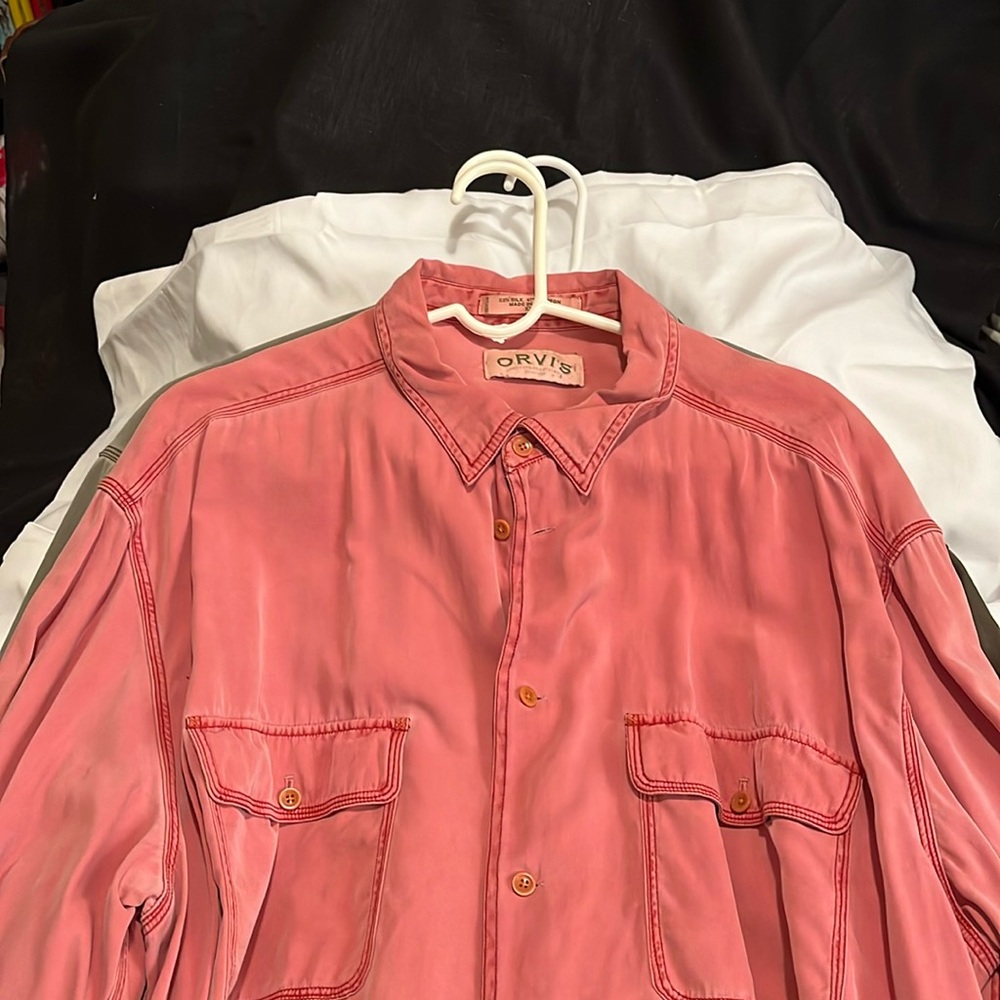 Lot of 3 Orvis button down shirts